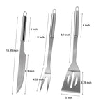 ASMOKE BBQ Tool Set of 6