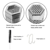 ASMOKE PELLET SMOKE TUBE 30*5CM - Side View