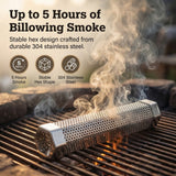 ASMOKE PELLET SMOKE TUBE 30*5CM - Top-Down View