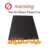 ASMOKE Premium Copper & Black BBQ Grill Mats (2-Pack) - Non-Stick PTFE Coating, Cooking Mats| Reusable and Easy to Clean - Rear View