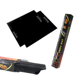 ASMOKE Premium Copper & Black BBQ Grill Mats (2-Pack) - Non-Stick PTFE Coating, Cooking Mats| Reusable and Easy to Clean - Close-Up Angle