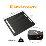 ASMOKE Pre-Seasoned Matte Enamel Cast Iron Reversible Grill/Griddle