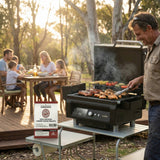 ASMOKE 100% Natural Cherry Wood BBQ Pellets (2.27kg) - Premium Fruit Hardwood for Smoker Grills & Cold Smoking - Rear View