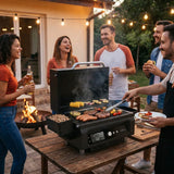 ASMOKE Essential Portable Wireless Pellet Smoker - Battery Powered 8-in-1 Mini BBQ Grill with Smart Temp Control & Meat Probe for Camping & RV - Extra Image