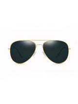 Fashion Sunglasses - Amalfi - Gold - Black - Front View