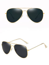 Fashion Sunglasses - Amalfi - Gold - Black - Side View