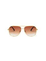 Fashion Sunglasses - Asti - Gold Brown Fade - Front View