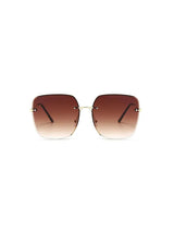 Fashion Sunglasses - Pavia - Brown - Front View