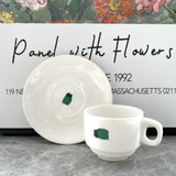 Summer Block Cup and Saucer - 200ml - Front View