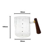 Borosilicate Glass Coffee Server - 500ml - Close-Up Angle