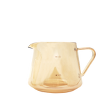 Elegant Gold Glass Coffee Server Set - 600ml - Top-Down View