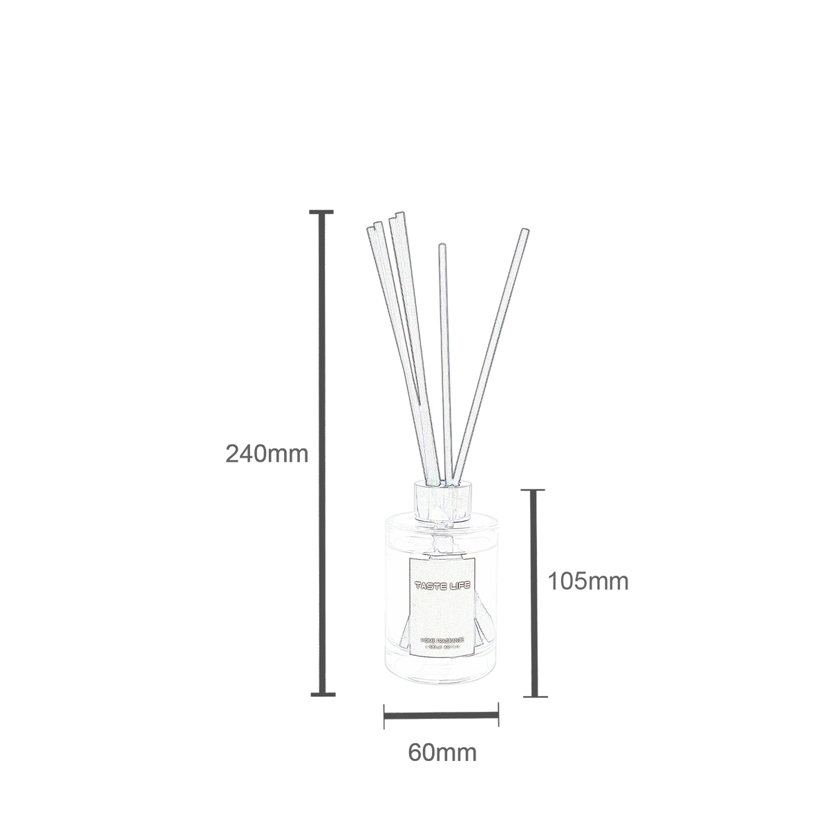 Borea Blanc Aromatic Reed Diffuser