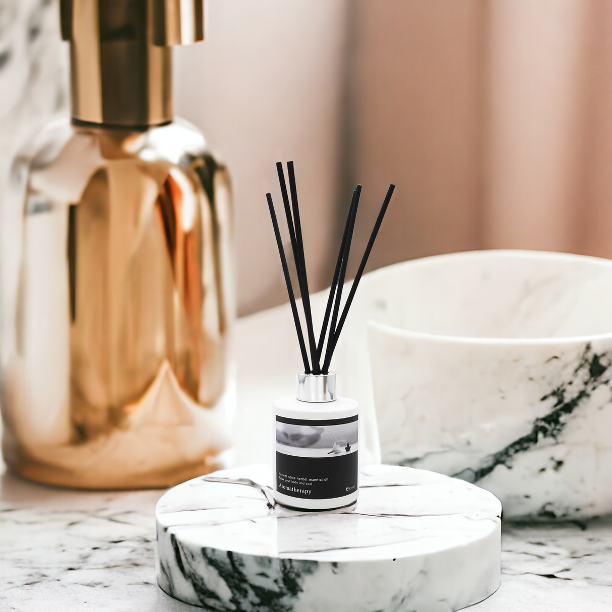 Calming Aroma Diffuser with Rattan Reeds
