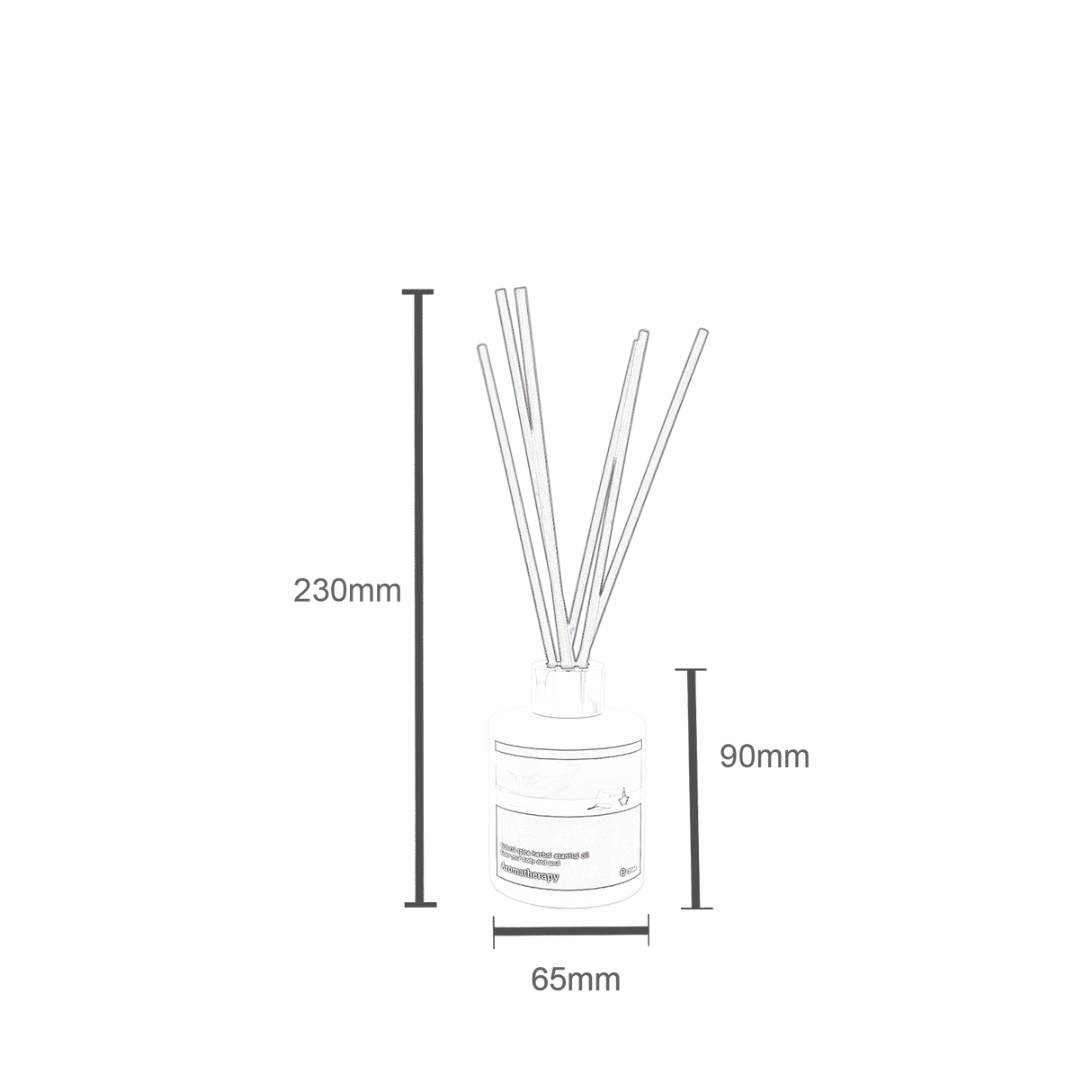 Calming Aroma Diffuser with Rattan Reeds