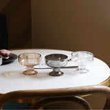 Authur Dessert Glass Bowl - 200ml brown - Front View