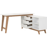 Mando Study Desk Working Station - Top-Down View