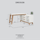 Mando Study Desk Working Station - Extra Image