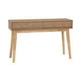 Hirado Console Hallway Table - Natural - Front View