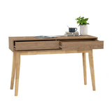 Hirado Console Hallway Table - Natural - Top-Down View