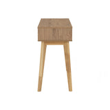 Hirado Console Hallway Table - Natural - Close-Up Angle