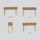 Hirado Console Hallway Table - Natural - Extra Image