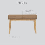 Hirado Console Hallway Table - Natural - Extra Image