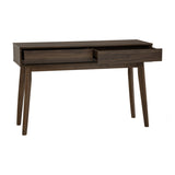 Hirado Console Hallway Table - Cocoa - Front View