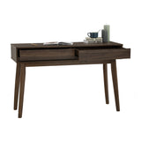 Hirado Console Hallway Table - Cocoa - Top-Down View