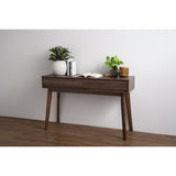 Hirado Console Hallway Table - Cocoa - Low Angle