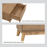 Hirado Coffee Table - Cocoa - Low Angle