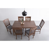 Allergo Dining Table 150cm Timber Dining Table - Cocoa - Extra Image