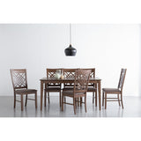 Allergo Dining Table 150cm Timber Dining Table - Cocoa - Extra Image