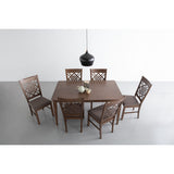 Allergo Dining Table 150cm Timber Dining Table - Cocoa - Extra Image