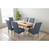Allergo Dining Table 150cm Timber Dining Table - Natural - Top-Down View