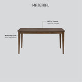 Allergo Dining Table 150cm Timber Dining Table - Natural - Extra Image