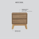 Hirado Bedside Table - Natural - Extra Image