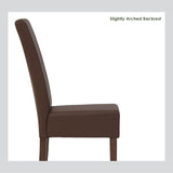 Mesi Dining Chair x2 - Natural Colour Legs Blue Colour Challis Fabric Upholstery - Close-Up Angle