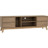 Hirado Entertainment TV Unit - Natural - Front View