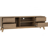 Hirado Entertainment TV Unit - Natural - Side View