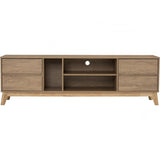 Hirado Entertainment TV Unit - Natural - Top-Down View