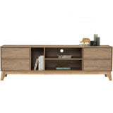 Hirado Entertainment TV Unit - Natural - 45-Degree Angle