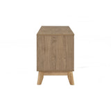 Hirado Entertainment TV Unit - Natural - Rear View