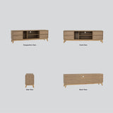 Hirado Entertainment TV Unit - Natural - Extra Image
