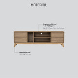 Hirado Entertainment TV Unit - Natural - Extra Image