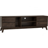 Hirado Entertainment TV Unit - Cocoa - Front View