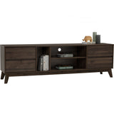 Hirado Entertainment TV Unit - Cocoa - Side View