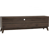 Hirado Entertainment TV Unit - Cocoa - Close-Up Angle