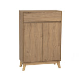 Hirado Sideboard Hallway Table Shoe Cabinet - Natural - Front View
