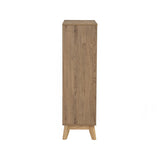 Hirado Sideboard Hallway Table Shoe Cabinet - Natural - Low Angle