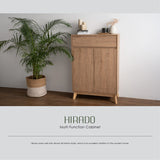 Hirado Sideboard Hallway Table Shoe Cabinet - Natural - Extra Image